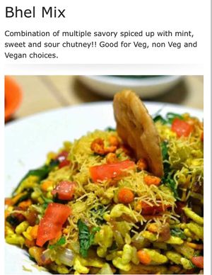 Combination of different savory - quick and delicious snack. at Garden India in Thousand Oaks