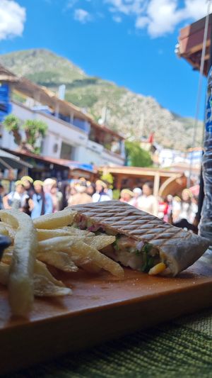Vegan tacos + views at MIDO'S in Chefchaouen