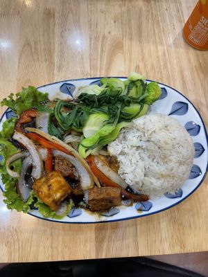 Tofu in black bean   at Quan Little Hanoi in Hanoi