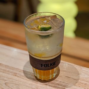 Vegan Lemon Bubble Zest at Folke Cafe in Central Singapore