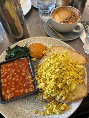 The spinach was excellent    at Dock84 in Sligo