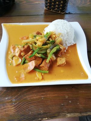 Red Curry with Tofu 👌 at Asian Food in Berlin