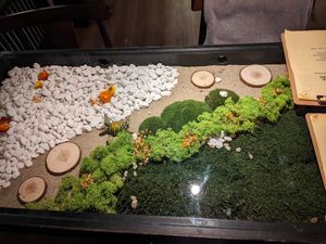 Table decoration at Emira in Berlin