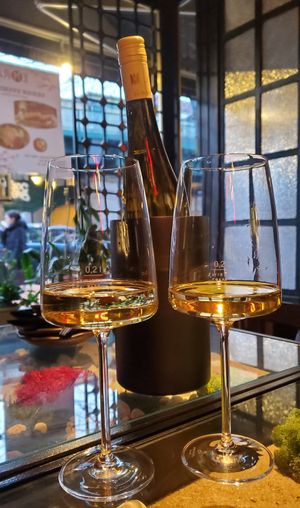 Good riesling at Emira in Berlin