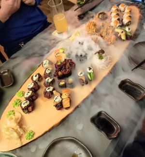 Sushi-Brett at Emira in Berlin