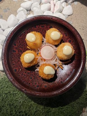 Japanese croquettes!   at Emira in Berlin