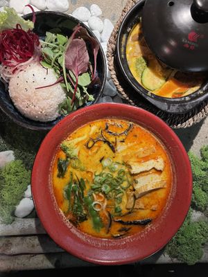 Curry Ramen (28) and Red Light (20)  at Emira in Berlin