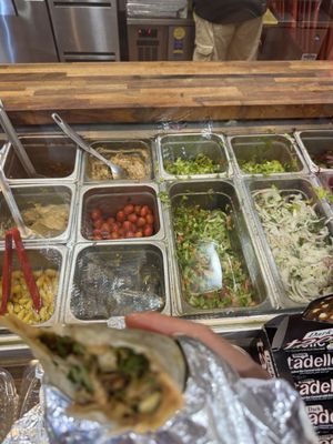 Vegan gyro with spread   at The Kebab Zone in Troy