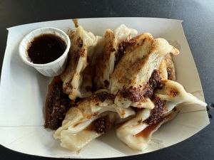 Tofu dumplings  at BaBa Duck - Pop-Up in Troy