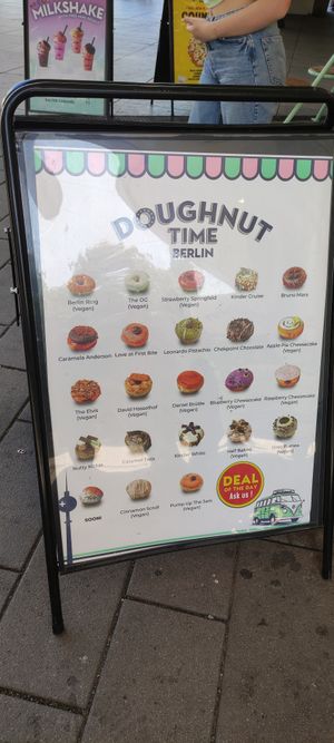 23 donuts and 13 vegans ! at Doughnut Time in Berlin