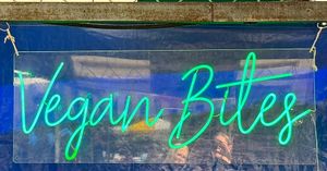   at Vegan Bites in Cambridge