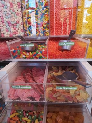 Vegan sweet options at Sweet Factory Store in Bydgoszcz