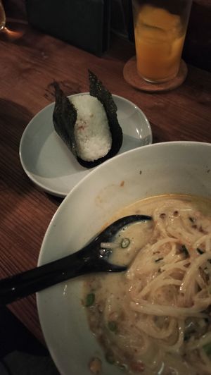 Onigiri at Kokoka Used Book Shop Cafe & Bar - ココカ古書店 本とたいやき in Tamano