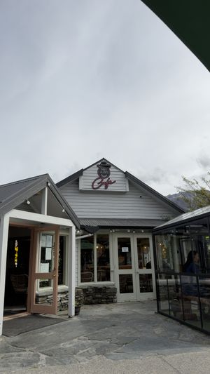 The outside  at Mr & Mrs Glen's Cafe in Glenorchy
