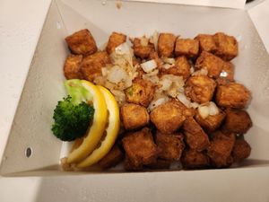 Crispy tofu at Kitchen Master in Frisco