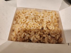 Brown rice at Kitchen Master in Frisco