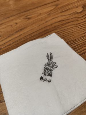 Napkin at Veggie Bar - 兔蔬館 in Suzhou