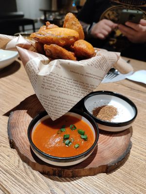 Stuffed Sichuan-style eggplant at Veggie Bar - 兔蔬館 in Suzhou