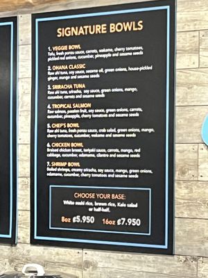 Veggie bowl at the top is vegan  at El Mercadito de Tamarindo Food and Cocktail Market in Tamarindo