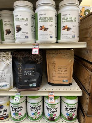 Vegan Protein Powders  at Sprouts Farmers Market in Redondo Beach