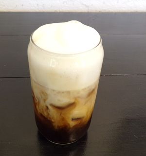 Chaga Cream Dream with Oat Milk at C.A.T. Cafe Bakery in Huntsville