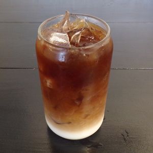 Many Flavors of Iced Latte with Oat Milk at C.A.T. Cafe Bakery in Huntsville