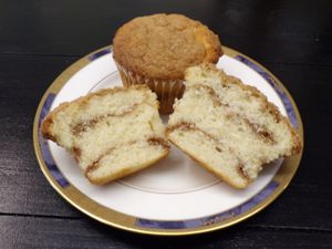 Vegetarian Coffee Cake Muffin at C.A.T. Cafe Bakery in Huntsville