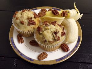 Vegetarian Banana Nut Muffin at C.A.T. Cafe Bakery in Huntsville