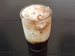 Vegan Smooth Full Moon Chai Latte with Oat Milk at C.A.T. Cafe Bakery in Huntsville