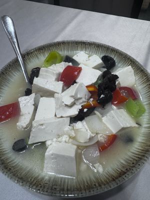 Family tofu (bland) YOU HAVE TO SPECIFY NO FISH SAUCE   at Oriental City - 东方城中餐馆 in Tirana