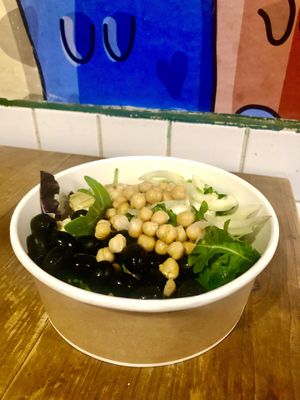 Chickpea salad  at Pasta Imperiale in Rome