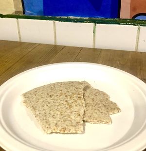 Flatbread  at Pasta Imperiale in Rome