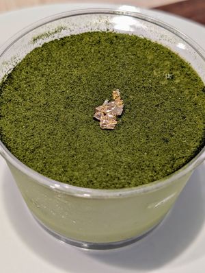Matcha cheesecake at Blivin Bakery 植物系生吐司專門店 in Taipei
