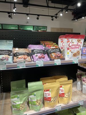 Nuts coated in chocolate (the tiny chocolate section)  at Noemí - 樂覓未來超市 in Taipei