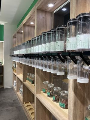 Zero waste dry goods section  at Noemí - 樂覓未來超市 in Taipei