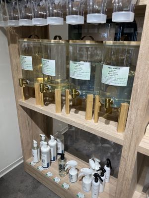 Refill station for liquid soaps  at Noemí - 樂覓未來超市 in Taipei