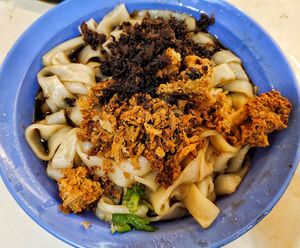 kolo kuey teow at Sheng Kang - 圣康素食中心在好食光 in Kuching
