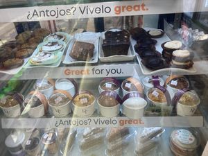 Ask the staff which of these are vegan. at Greta Natural Market in Lima