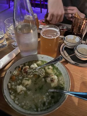 Nordic soup  at Evalyn's Tap House in New York City