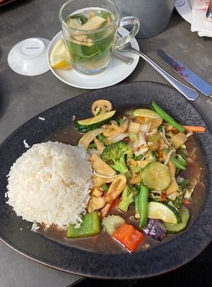 vegetables in hoisin sauce  at Asia Mei in Sankt Peter-ording