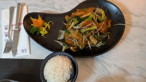 Tofu with vegetables #Veganuary at Asia Mei in Sankt Peter-ording