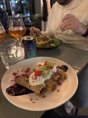 Pancakes  at Nihe in Tallinn