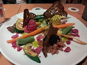 Snack platter at Nihe in Tallinn