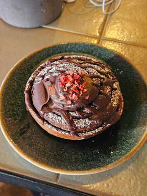 Cocoa pastry at Nihe in Tallinn