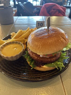 Pea burger  at Nihe in Tallinn