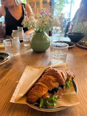 Salmon croissant. at Nihe in Tallinn