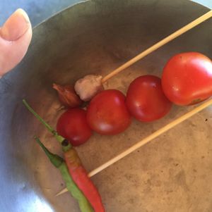 tomato dipping sauce? nomnom  at Tamarind - A Taste of Laos in Luang Prabang
