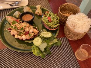 Part of the vegan set menu #Veganuary at Tamarind - A Taste of Laos in Luang Prabang