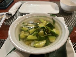 Pumpkin soup   at Tamarind - A Taste of Laos in Luang Prabang