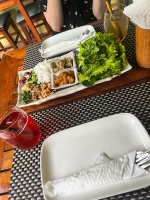 Vegan set - first set  at Tamarind - A Taste of Laos in Luang Prabang